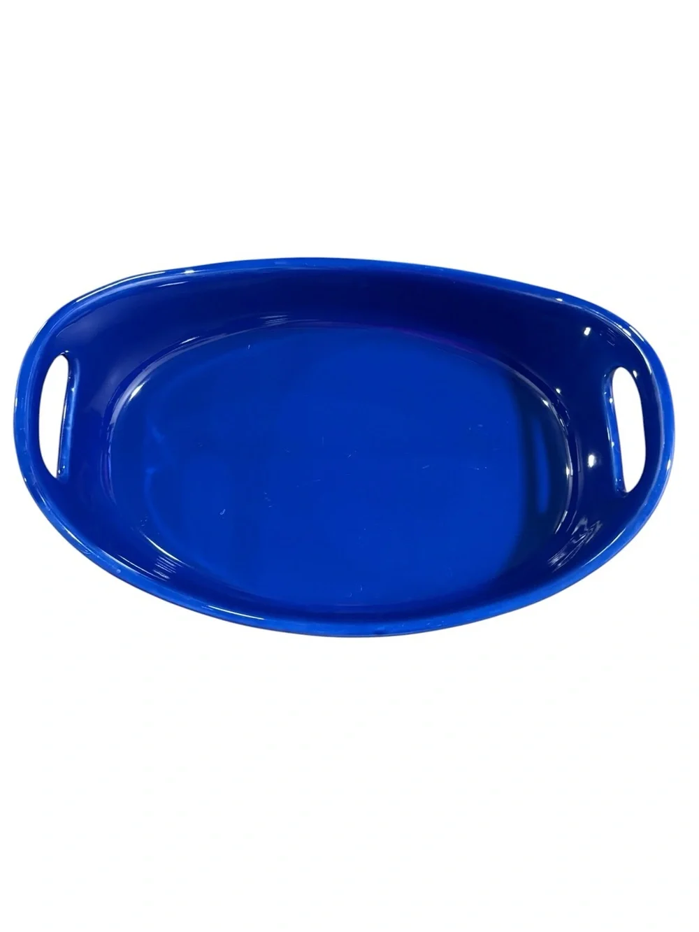 Rachael Ray Oval 2 Quart  Blue Stoneware Baker Baking Casserole Oven Dish Pan